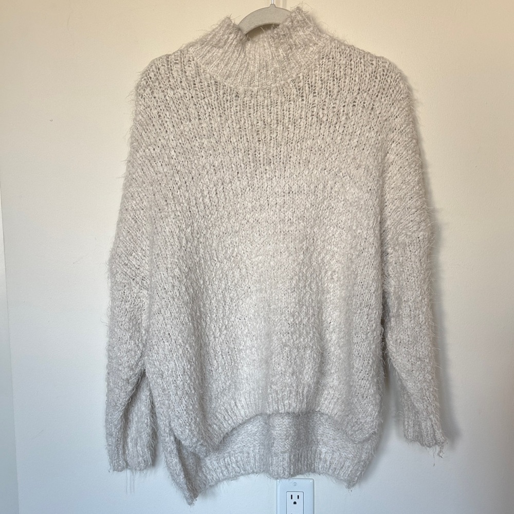 Altar'd State Cream Turtleneck Sweater